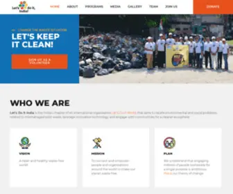 Letsdoitindia.org(Let's Do It India) Screenshot