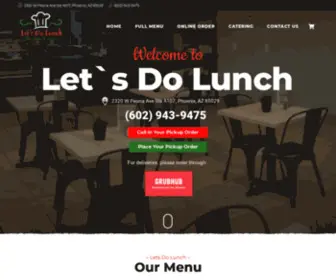 Letsdolunchaz.com(Lets Do Lunch) Screenshot