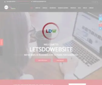 Letsdowebsite.com(Best Website Design Company) Screenshot