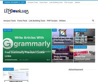 Letsdownloads.com(The Hub Of Internet Downloads) Screenshot