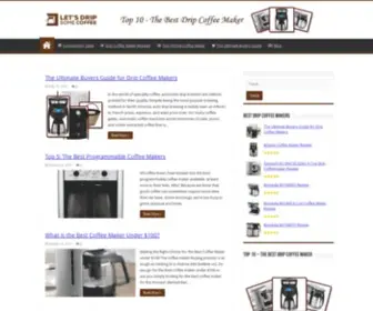 Letsdripsomecoffee.com(Let's Drip Some Coffee) Screenshot