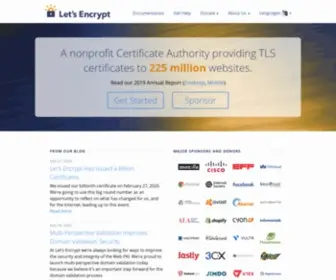 Letsencrypt.com(Let's Encrypt) Screenshot