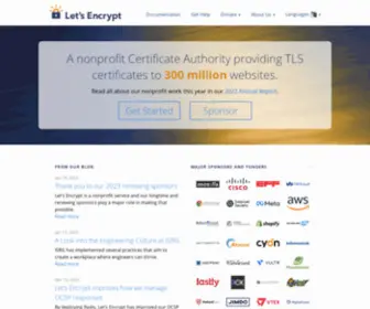 Letsencrypt.org(Let's Encrypt) Screenshot