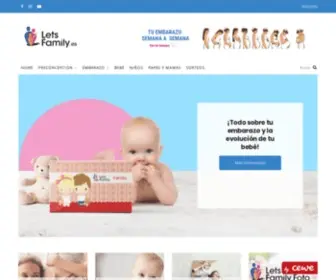 Letsfamily.es(Embarazo, parto, postparto, bebés y familias) Screenshot