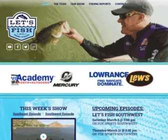 Letsfishtv.com(Let's Fish) Screenshot