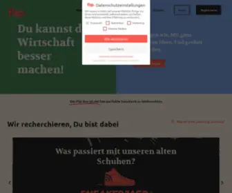 Letsflip.de(Gemeinsam zu einer besseren Wirtschaft) Screenshot