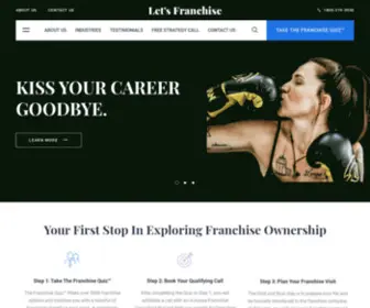 Letsfranchise.com(Let's Franchise) Screenshot