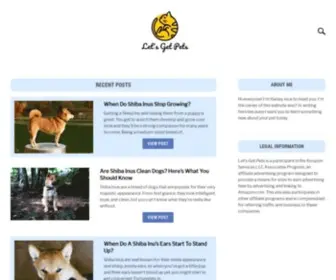 Letsgetpets.com(Let's Get Pets) Screenshot