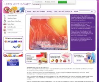 Letsgetsoapy.co.uk(Lets get soapy) Screenshot