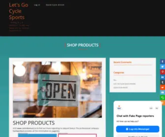 Letsgocyclesports.com(Shop Products) Screenshot