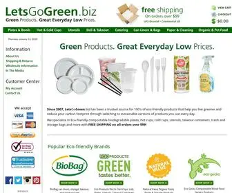 Letsgogreen.biz(Your #1 Trusted Source for Eco) Screenshot