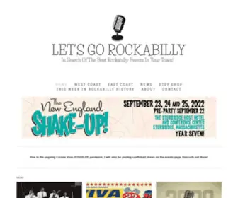 Letsgorockabilly.com(Let's Go Rockabilly) Screenshot