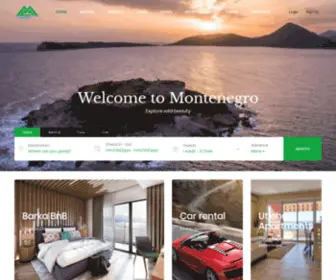 Letsgotomontenegro.com(Home Page) Screenshot