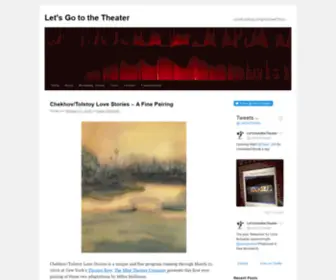 Letsgotothetheater.com(Let's Go to the Theater) Screenshot