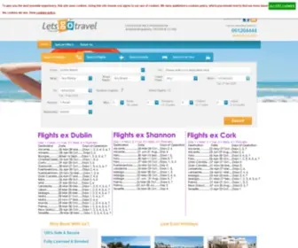 Letsgotravel.ie(Low Cost Holidays) Screenshot