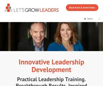 Letsgrowleaders.com(Karin Hurt and David Dye) Screenshot