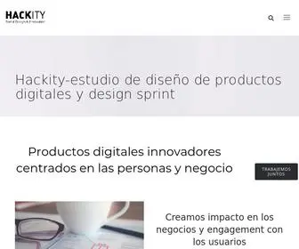 Letshackity.com(Hackity-Productos digitales innovadores centrados en personas y negocio) Screenshot