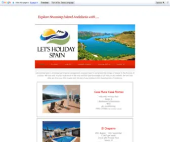 Letsholidayspain.com(Lets Holiday Spain) Screenshot