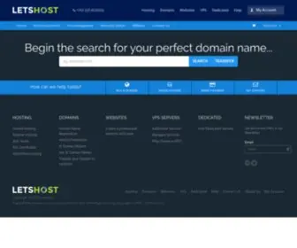 Letshostbilling.com(Portal Home) Screenshot
