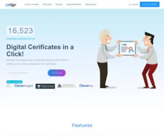 Letsign.org(Digital Certificates & Badges For Your Organization) Screenshot