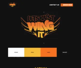 Letsjustwingit.com(Hot Wings & Fries) Screenshot