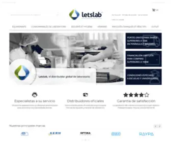 Letslab.fr(Matériel de laboratoire) Screenshot