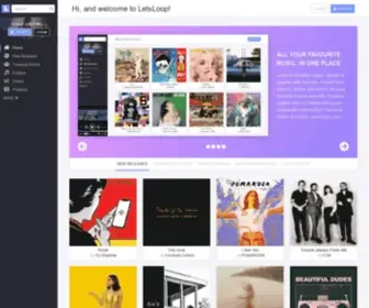 Letsloop.com(All your favourite music) Screenshot