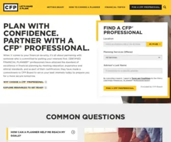 Letsmakeaplan.org(Financial Advisors &amp; Planning Professionals) Screenshot