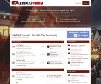 Letsplayforum.de(Die Let's Play Community) Screenshot