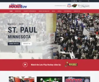 Letsplayhockeyexpo.com(The Lets Play Hockey Expo) Screenshot