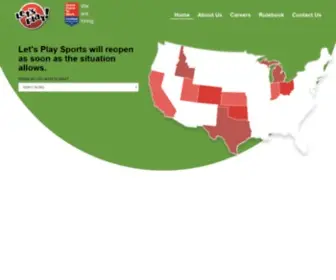 Letsplaysoccer.com(Let's Play Sports inc) Screenshot