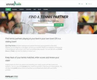 Letsplaytennis.com(Let's Play Tennis) Screenshot