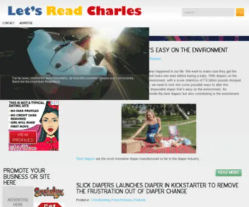 Letsreadcharles.com(Lets Read Charles) Screenshot