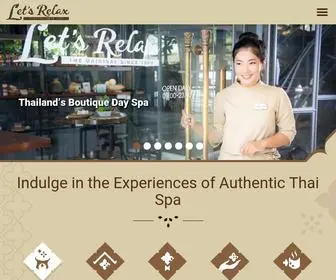 Letsrelaxspa.com(Thai spa since 1998) Screenshot