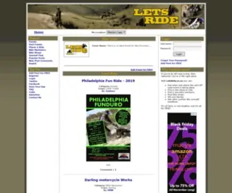 Letsride.co.za(Offroad Events) Screenshot