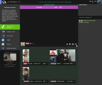 Letsrobot.tv(Letsrobot) Screenshot