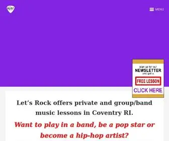 Letsrockschool.com(Music Lessons RI) Screenshot