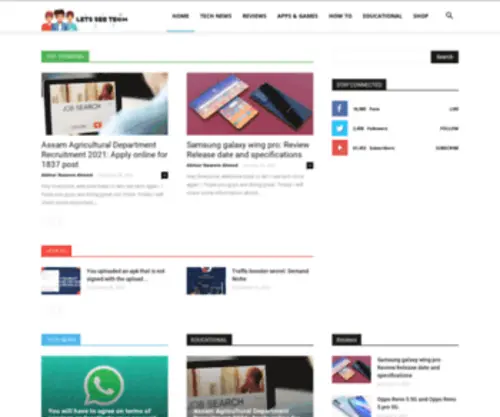Letsseetech.com(Lets See Tech) Screenshot
