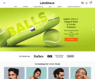 Letsshave.com(Shaving machine) Screenshot