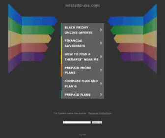 Letstalkbuss.com(letstalkbuss) Screenshot