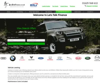 Letstalkfinance.co.uk(Vehicle Leasing) Screenshot