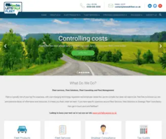 Letstalkfleet.co.uk(Fleet services) Screenshot