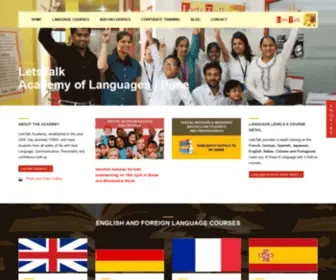 Letstalkindia.com(Academy of English and Foreign Languages Pune) Screenshot