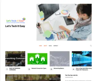 Letstechiteasy.com(Let's Tech It Easy) Screenshot