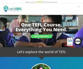 Letstefl.com(Let's TEFL) Screenshot