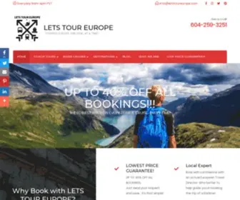 Letstoureurope.com(LETS TOUR EUROPE) Screenshot