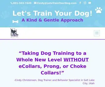 Letstrainyourdog.com(Let's Train Your Dog) Screenshot