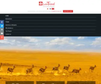 Letstravelmongolia.com(LETS TRAVEL MONGOLIA) Screenshot