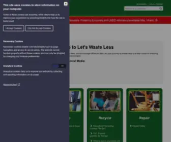 Letswasteless.com(Let's Waste Less) Screenshot