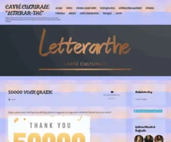 Letterarthe.com(Caffè culturale "LetterAr) Screenshot